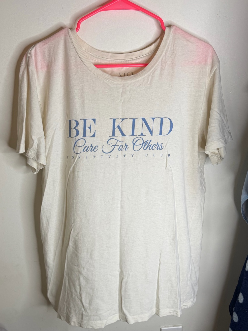 Vici White 'Be Kind - Care For Others' Graphic Tee